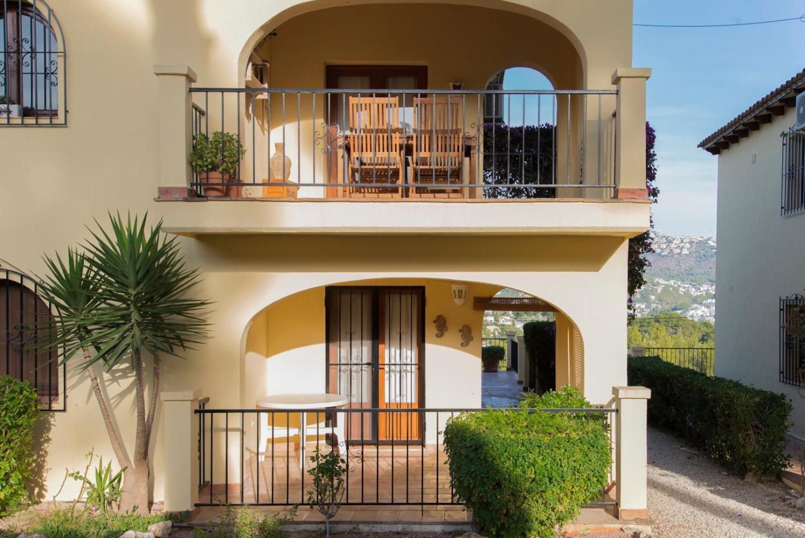 Apartamento En Moraira Con Piscina Luaran gambar
