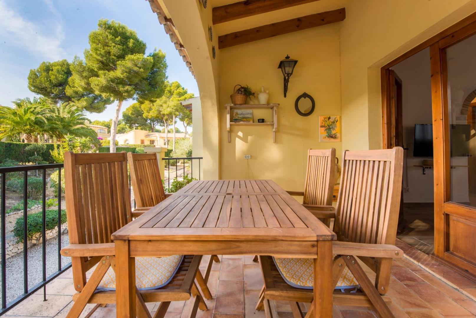 Apartamento En Moraira Con Piscina Luaran gambar