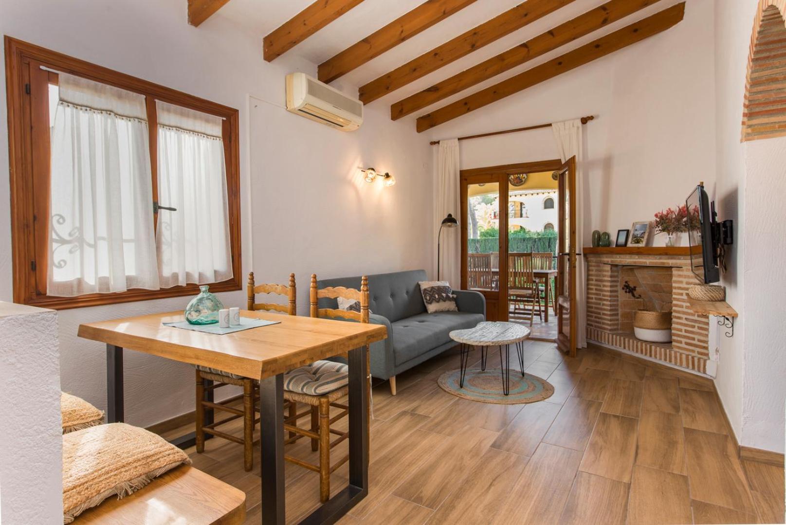 Apartamento En Moraira Con Piscina Luaran gambar